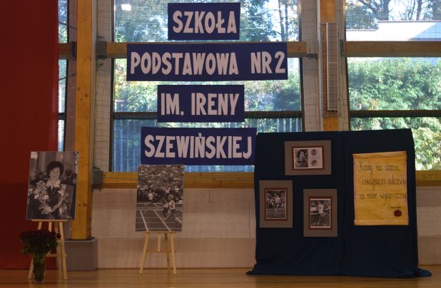 Uroczystość nadania szkole imienia Ireny Szewińskiej
