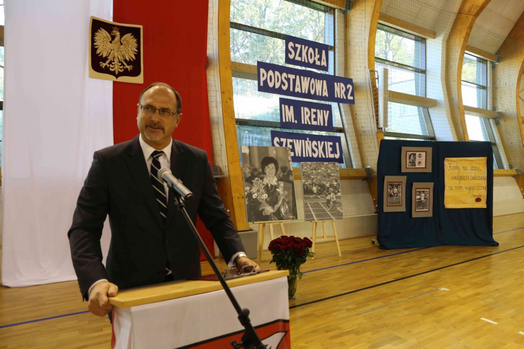 Uroczystość nadania szkole imienia Ireny Szewińskiej 9
